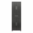 thumbnail image 3 of Meuble de rangement à 4 portes et 1 tiroir Camberly de Systembuild Evolution, gris graphite, 3 of 8