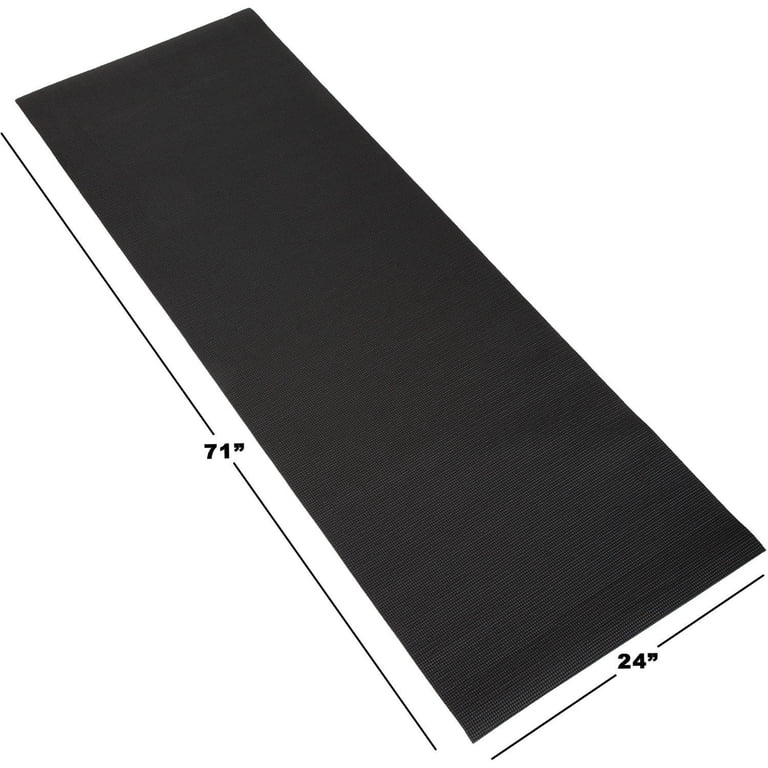 Wakeman Fitness Non-Slip Yoga Mat with Carrying Strap photo 2