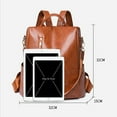 Junior high school girl backpack Women's Backpack 2023 New Soft Leather ...