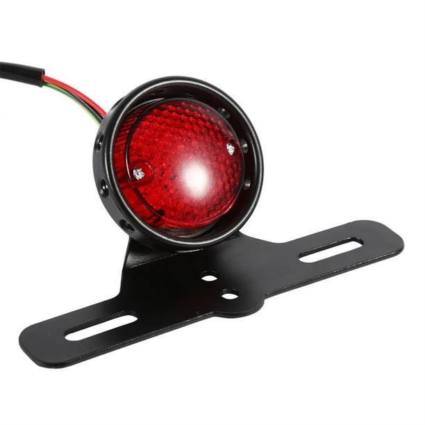 Moto Feu Stop Plaque D'immatriculation Lumière LED Feu Arrière