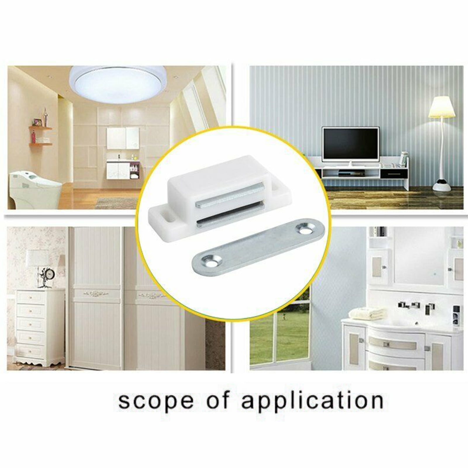 Leaveforme Magnetic Door Catch ABS 10 Piece Pack