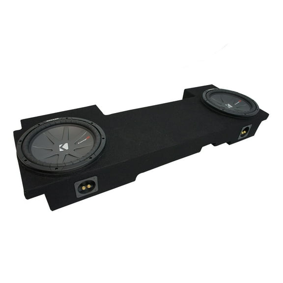 02-13 Cadillac Escalade EXT Underseat Kicker CompR CWR10 Dual 10 Sub Box 2 Ohm