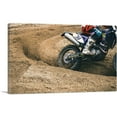 thumbnail image 1 of ARTCANVAS Dirt Bike Motocross Streaks Canvas Art Print - Size: 26" x 18" (0.75" Deep), 1 of 9