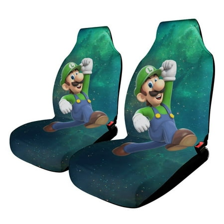 Luigi's Mansion Car Seat Covers Vehicle Front Seat Protector Mat Cover Accessories
