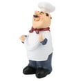 thumbnail image 2 of Statue de Chef en Résine, Figurine de Chef pour Décoration de Table, pour Cuisine, 2 of 8