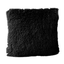 Anvazise Warm Soft Fluffy Throw Pillow Case Cover Cushion Home Bed Sofa Car Decoration Black