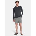 thumbnail image 2 of Laguna Men's Marble Knit Sun Top with Long Sleeves, Sizes M-2XL, 2 of 5