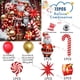 thumbnail image 4 of Kit de arco de guirnalda de globos navideños, globos rojos y dorados, caja de regalo de dulces de Papá Noel, globos de aluminio para decoraciones de fiestas navideñas, 4 of 5