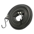 thumbnail image 2 of jinwen Black Thick Widened Flat Rubber Strap Elastic Rope with Hooks Long Lasting 2.5m, 2 of 6