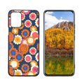 thumbnail image 1 of Retro-blue-orange-bold-flowers-cottagecore-flower-aesthetic-42 Phone Case, Degined for LG K62 Case Men Women, Flexible Silicone Shockproof Case for LG K62, 1 of 1