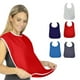 thumbnail image 1 of Babero impermeable para adultos, 75x45cm, con correas ajustables, para el cuidado de ancianos, asistencia en la alimentación y rehabilitación. 1 unidad, azul Rkxzt, 1 of 8