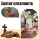 thumbnail image 1 of Empty Tomb Easter Resurrection, 9in Easter Resurrection Scene Set, Easter Scene Wooden Decor, The Empty Tomb Easter Tray Set, Wooden Easter Tomb Spring Christian Figurine for Home Office, 1 of 6