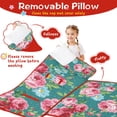 thumbnail image 3 of Pioneer Flower Floral Print Pattern Toddler Nap Mats for Kids Preschool,Sleeping Mat Bag or Kids,Toddler Sleeping Bag,Toddler Nap Mat or Daycare, 3 of 6