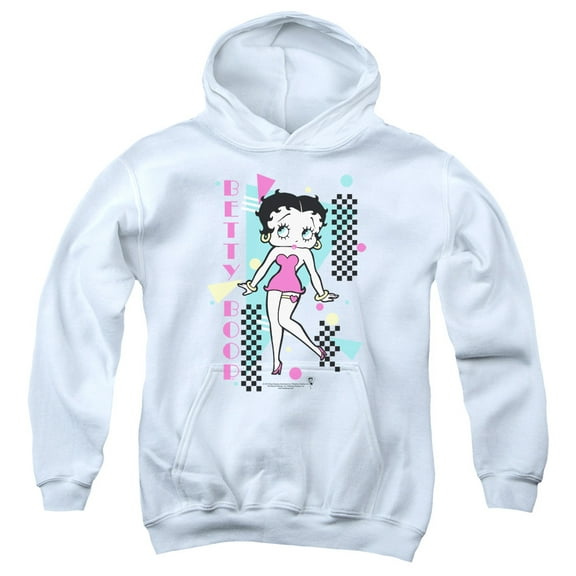 Betty Boop - Booping 80S Style - Youth Hooded Sweatshirt - Small