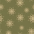 thumbnail image 1 of Ahgly Company Machine Washable Indoor Square Transitional Brass Green Area Rugs, 8' Square, 1 of 7