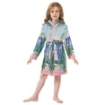 thumbnail image 6 of FORMRS Niños Bathrobe Unisex Hooded Robe Soft Plush Pajamas Sleepwear, Size 2-3T, Boat Seaside, 6 of 7