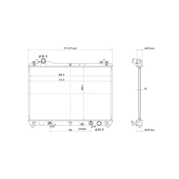 Radiator Fits 2011 Nissan Pathfinder