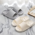 thumbnail image 3 of Zapatillas antideslizantes de secado rápido para mujer, zapatillas de baño de suela suave ahuecadas, Zapatillas de casa informales para parejas, baratas, 3 of 7