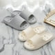 thumbnail image 3 of Zapatillas antideslizantes de secado rápido para mujer, zapatillas de baño de suela suave ahuecadas, Zapatillas de casa informales para parejas, baratas, 3 of 7