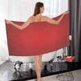 thumbnail image 7 of Coolnut Red Texture Bath Towels Set - 1 Bath Towel 1 Washcloth Extra Absorbent 100% Cotton Towels, Super Soft Bathroom Towels for Home, Hotel Washcloth Gift, 7 of 7