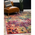 thumbnail image 2 of Contemporary Zhale Collection Area Rug 6' Square - Multi, 2 of 5