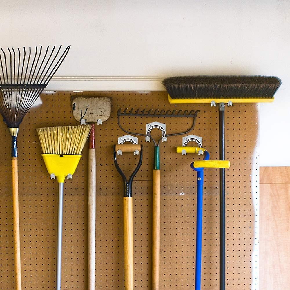 HSYFS 10 Crochet Mural Garage Et 2 Serre-cables Pour Le Rangement Et L'organisation Des Outils