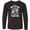 AB-Black, variant on Inktastic Old Man Tractor Long Sleeve Youth T-Shirt