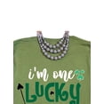 thumbnail image 5 of Anbech Women Graphic Lucky Tshirt St Patricks Day Print Short SLeeve Tee, 5 of 8