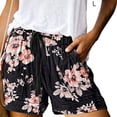 thumbnail image 1 of Sonducket Pantalones cortos de mujer Pantalones cortos estampados casuales Pantalones cortos de cintura alta Prendas para la parte del cuerpo impresión L, 1 of 5