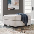 thumbnail image 2 of Signature Design by Ashley Aviemore Oversized Stone Gray Accent Ottoman - Large Square Ottoman with Firm Cushioning, 2 of 6
