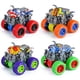thumbnail image 1 of Lefei Monster Truck Toys - Paquete de 4 juguetes impulsados ??por fricción, motocicletas, autos Push And Go, juego de camiones para niños, niñas, niños pequeños de 3, 4, 5, 6, 7 años, regalos para niñ, 1 of 5