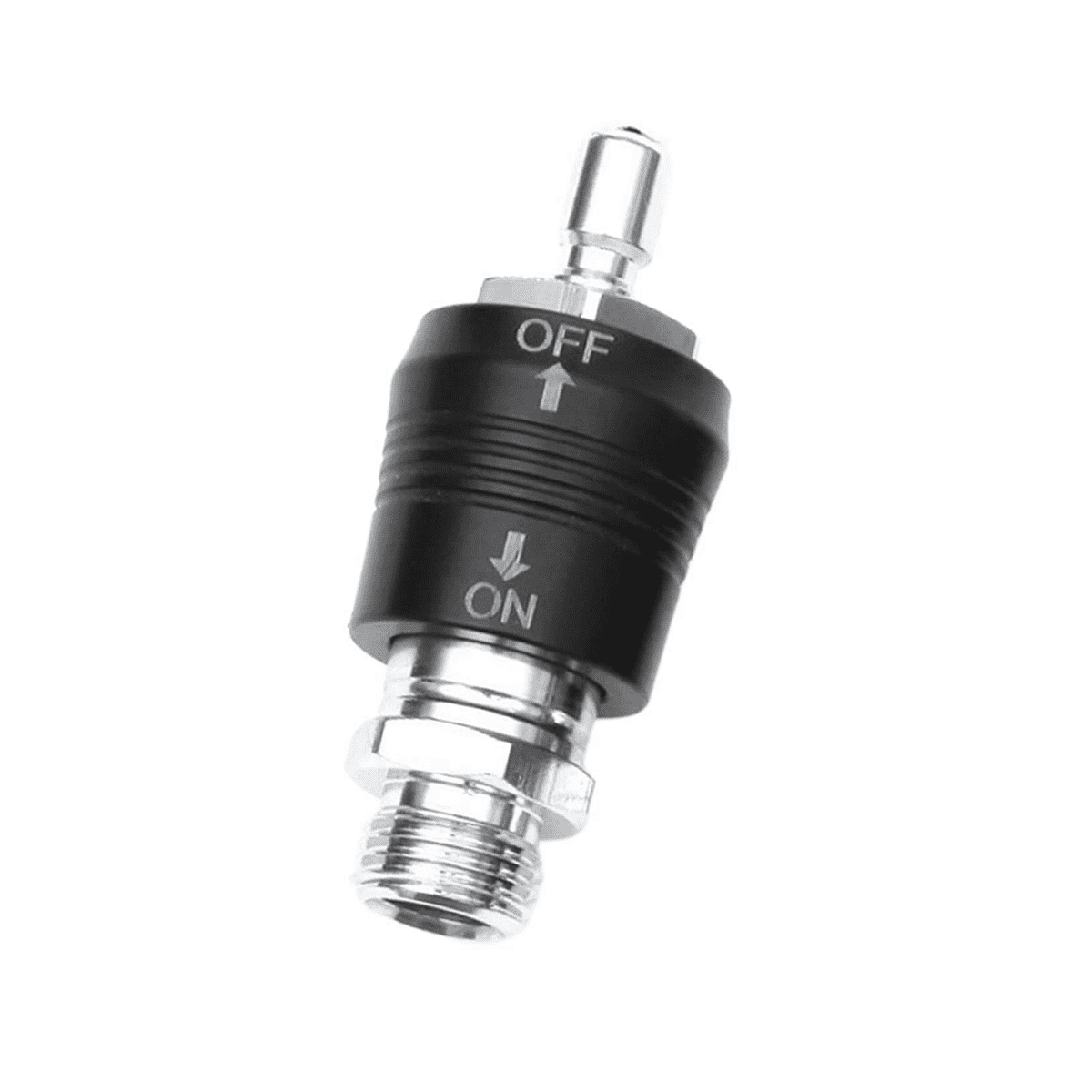Scuba Diving Regulator Adaptor 9/16 Thread Connector with on Off Switch