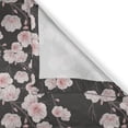thumbnail image 6 of Ambesonne Cherry Blossom Valance & Curtain, Natural Rustic, 55"x24", Dark Brown Blush White, 6 of 6