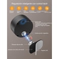 thumbnail image 4 of 2 Pack Negro L&aacute;mpara de pared LED Interior, 3 colores y 3 niveles de brillo, El brillo se puede ajustar,control t&aacute;ctil y remoto, temporizador, carga USB, 360&deg; rotaci&, 4 of 7