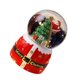 thumbnail image 2 of Christmas Music Box Musical Christmas Decoration Resin Crafts for Students Children 2041 Climb Stair Large with Snow Lights Music, 2 of 5