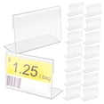 thumbnail image 1 of WRITWAA 30Pcs Transparent Acrylic Sign Holders for Retail and Restaurant Use, 1 of 8