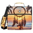 thumbnail image 2 of Zipper Binder Dreamcatcher 1.5 Inch Binder Folder Bag with Shoulder Strap and Handle, 2 of 8