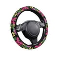 thumbnail image 2 of HUIACONG Vibrant Flowers Unversial Golf Cart Steering Wheel Covers 13-14" Car Steering Wheel Cover Soft Flannel for EZGO Yamaha TXT & RXV DS & PrecedentClub Cars, 2 of 7