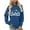 Blue, variant on ShiShine Christmas Sweatshirts for Women Trendy Xmas Graphic Crewneck Sweatshirt Loose Casual Long Sleeve Pullover Tops 2025