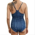 thumbnail image 2 of SEEA Women's Felina Indigo V-Neck One Piece Swimsuit, Blue, X-Small, 2 of 2