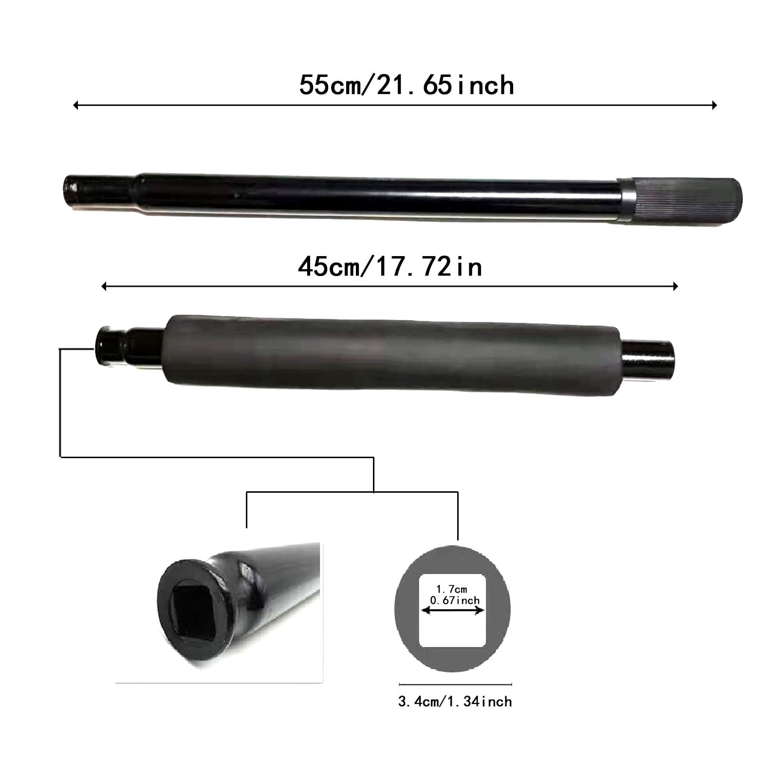 Dickly 3 Ton Jack Handle Automotive Jack Accessory for Auto Lifting Automotive Upper Lower Set