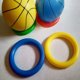 thumbnail image 3 of Pedestales de balón de baloncesto de 4 piezas Pedestales deportivos Bola de deportes Soportista de fijación de sandía, 3 of 8
