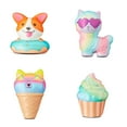 thumbnail image 2 of Multicolor Slow Rise Squishies Party Favors, 4 Pieces, by Way To Celebrate, 2 of 5