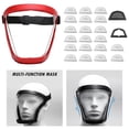thumbnail image 4 of Almencla Face Cover Lightweight Anti Fog for Grass Cutting Work Unisex and Adult Red 20 Filter Cloth, 4 of 6