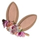 thumbnail image 4 of Diadema con orejas de conejo Baoblaze para niñas violeta, 4 of 7