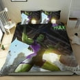 thumbnail image 1 of She-Hulk Conjunto de sábanas temático, trío de piezas, cómodo y amigable con la piel, diseño único, regalo de decoración para el hogar para familiares, amigos y fans, 90 cm * 190 cm, 1 of 6