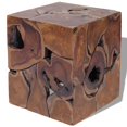 thumbnail image 3 of vidaXL Stool Solid Teak Wood, 3 of 7