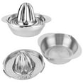 thumbnail image 3 of Fruit Juicer, Stainless Steel Easy To Clean Manual Juicer Easy To Disassemble  For Campin For Travel, 3 of 8