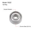 thumbnail image 2 of Uxcell Deep Groove Ball Bearings inch Double Shielded Chrome Steel Roller Z2 P0 R2ZZ, 2 of 4