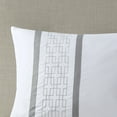 thumbnail image 6 of 510 Design Hotel Style Embroidered 8-Piece California King Comforter Set, White, 6 of 10